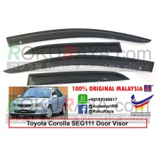 Toyota Corolla AE110 SEG111 (8th Gen) 1995-2000 AG Door Visor Air Press Wind Deflector (Small 7cm Width)